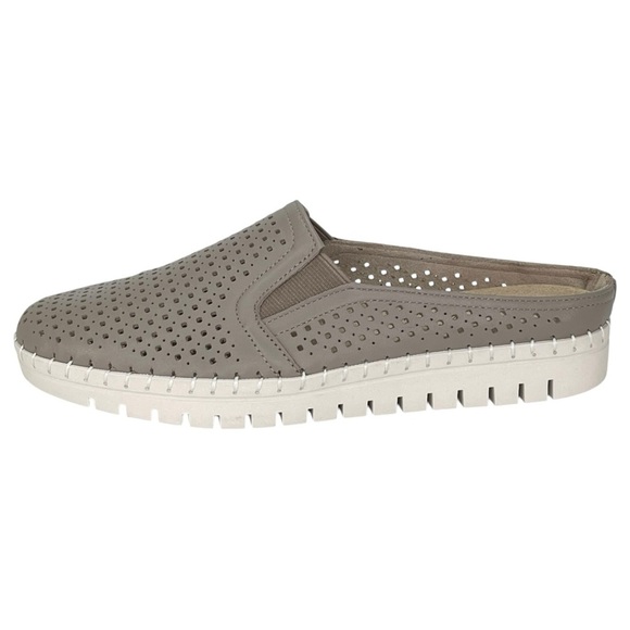 Bella Vita Refresh Taupe Leather Comfort Womens Mules Size 6M - Picture 3 of 12